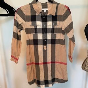 Burberry children shirt dress in size 12Y